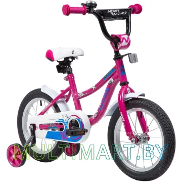 Детский велосипед Novatrack Neptun 143NEPTUN.PN9 (розовый/белый, 2019) картинка 2